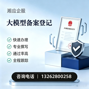湖州大模型备案申报服务