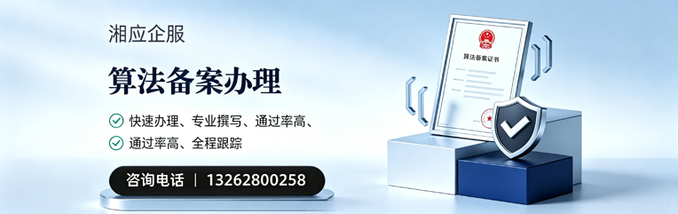 湖州算法备案申报服务