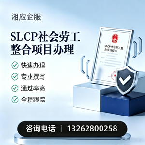 湖州SLCP社会劳工整合项目申报服务