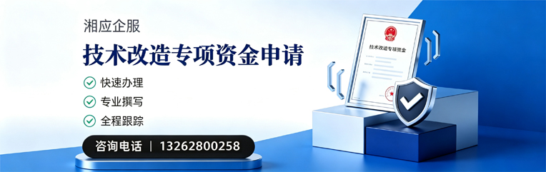 湖州技术改造专项资金申报服务