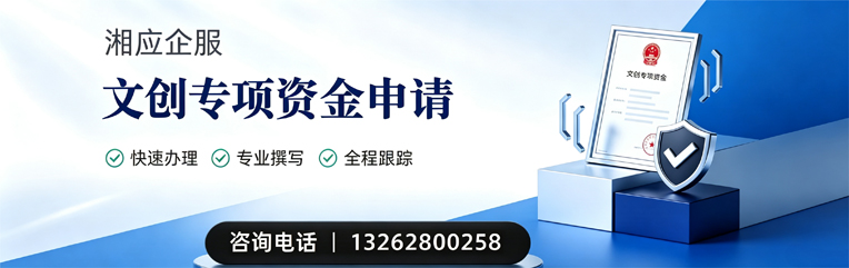 湖州文创专项资金申报服务
