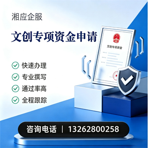 湖州文创专项资金申报服务
