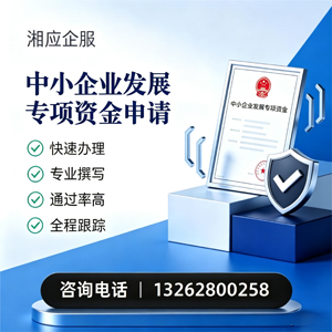 湖州中小企业发展专项资金申报服务